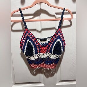 Fashion Nova Multicolor Crochet Top